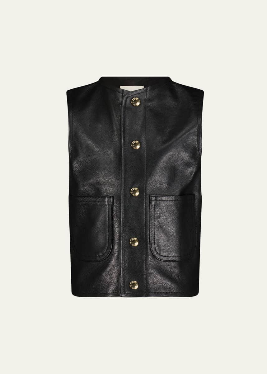 DL1961 Girl's Vicki Leather Vest, Size S-L