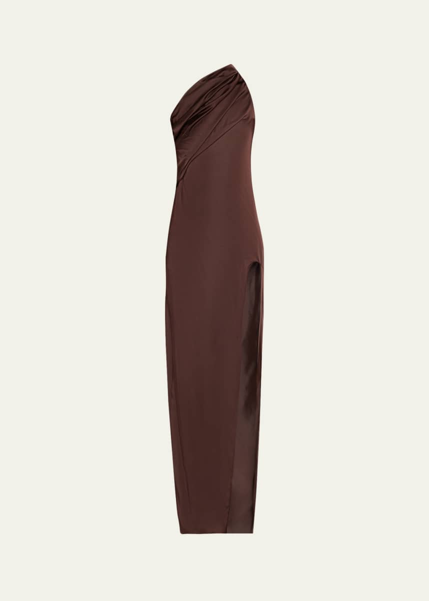 Rick Owens Athena One-Shoulder Arrowhead Dress
