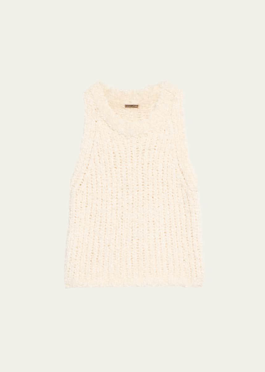Adam Lippes Liana Mulberry Silk Top