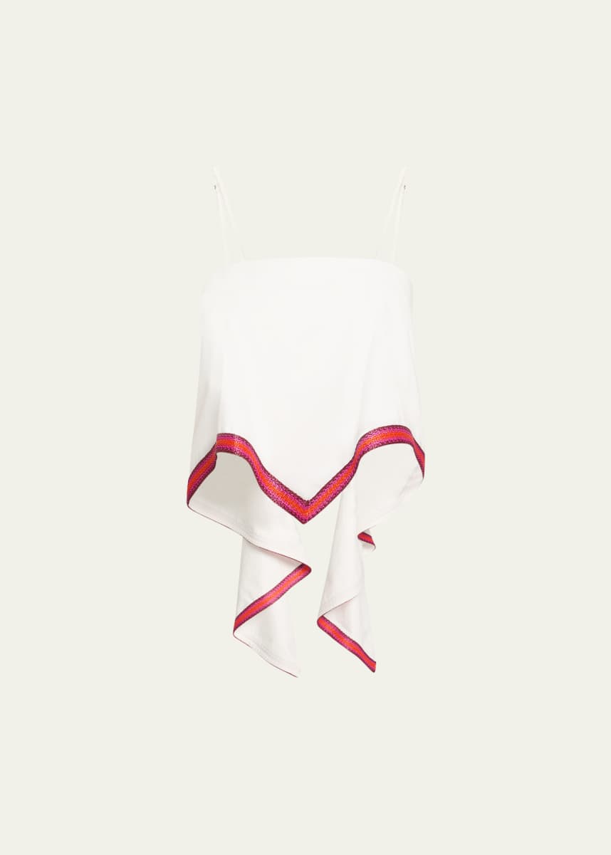 Rosie Assoulin Bandana Raffia Top
