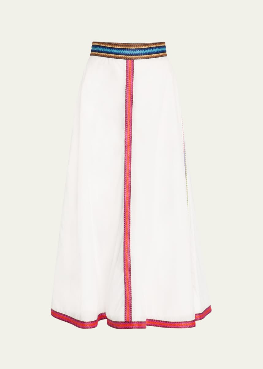 Rosie Assoulin Quartered A-Line Skirt