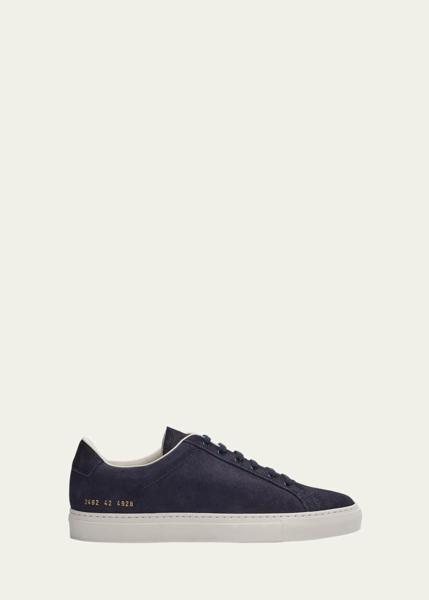 Common Projects Men's Retro Suede Low-Top Sneakers