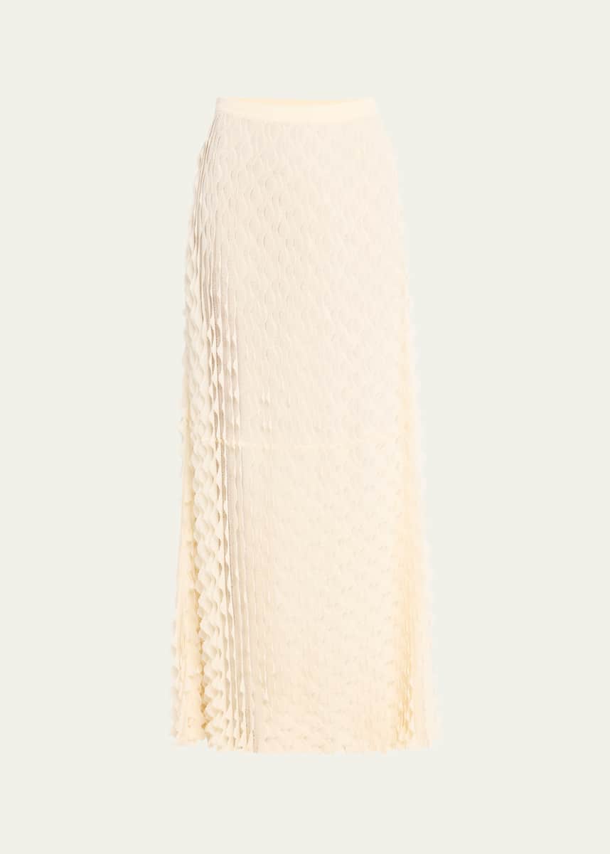 Ulla Johnson Willa Scalloped Ruffle Maxi Skirt