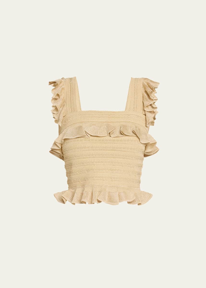 Zimmermann Illuminate Lace Frill Cami