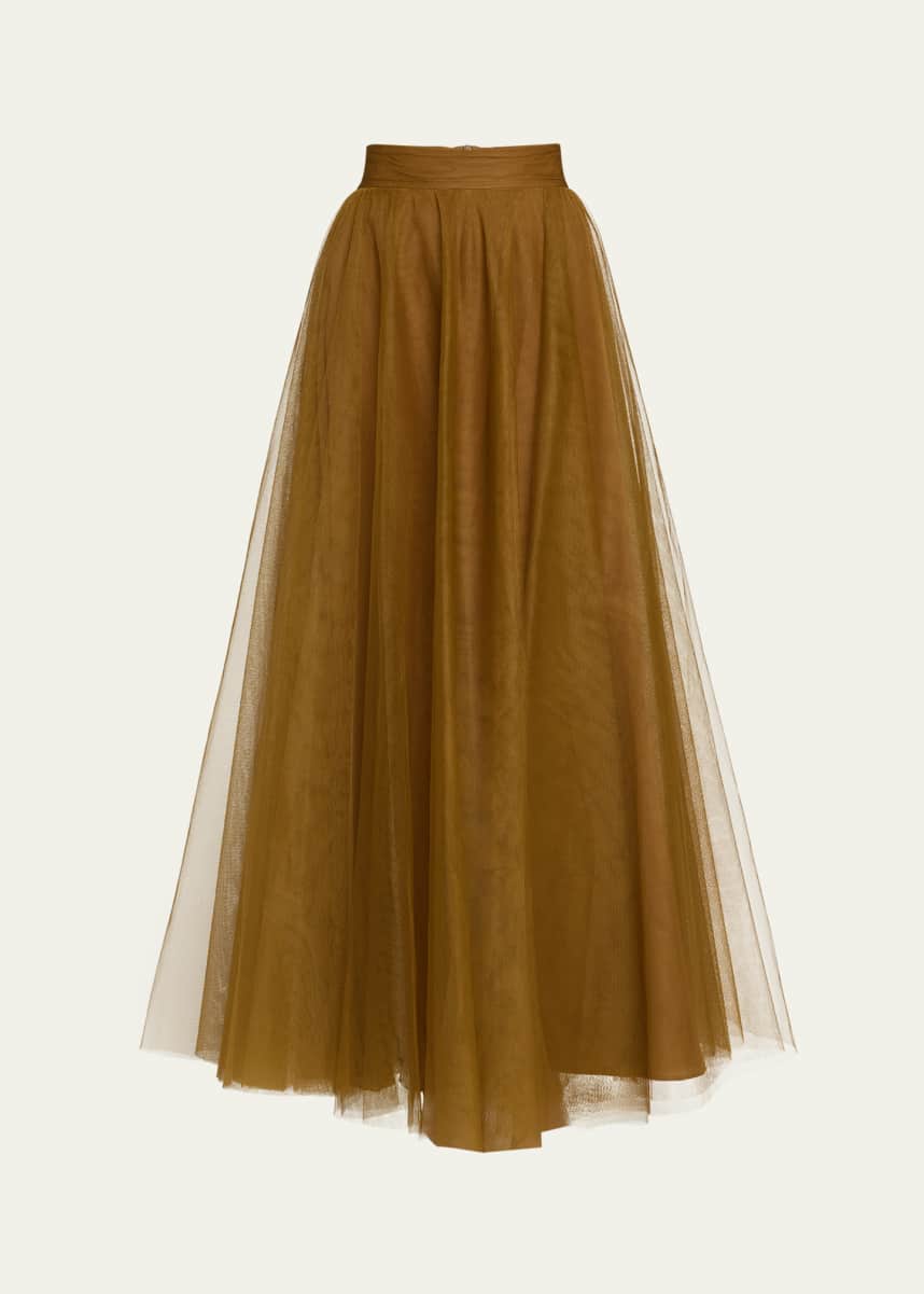 Zimmermann Tulle Maxi Skirt
