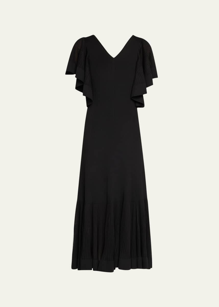 Zimmermann Illuminate Pleated Frill Maxi Dress