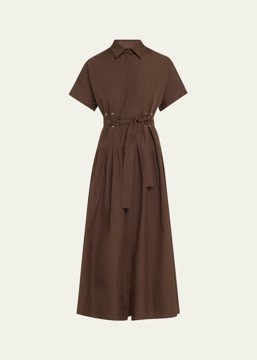 Max Mara Agoraio Self-Tie Midi Dress