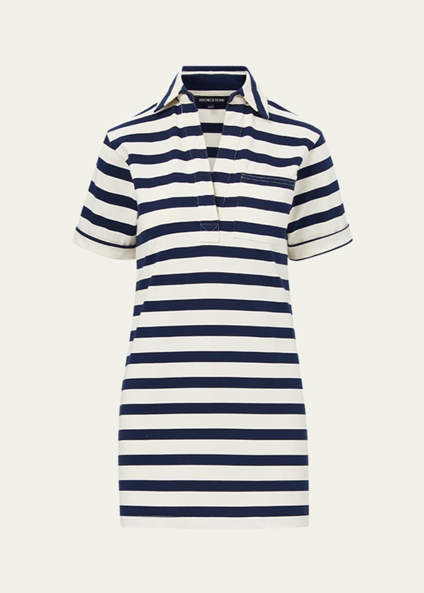 Veronica Beard Cayden Stripe Mini Dress