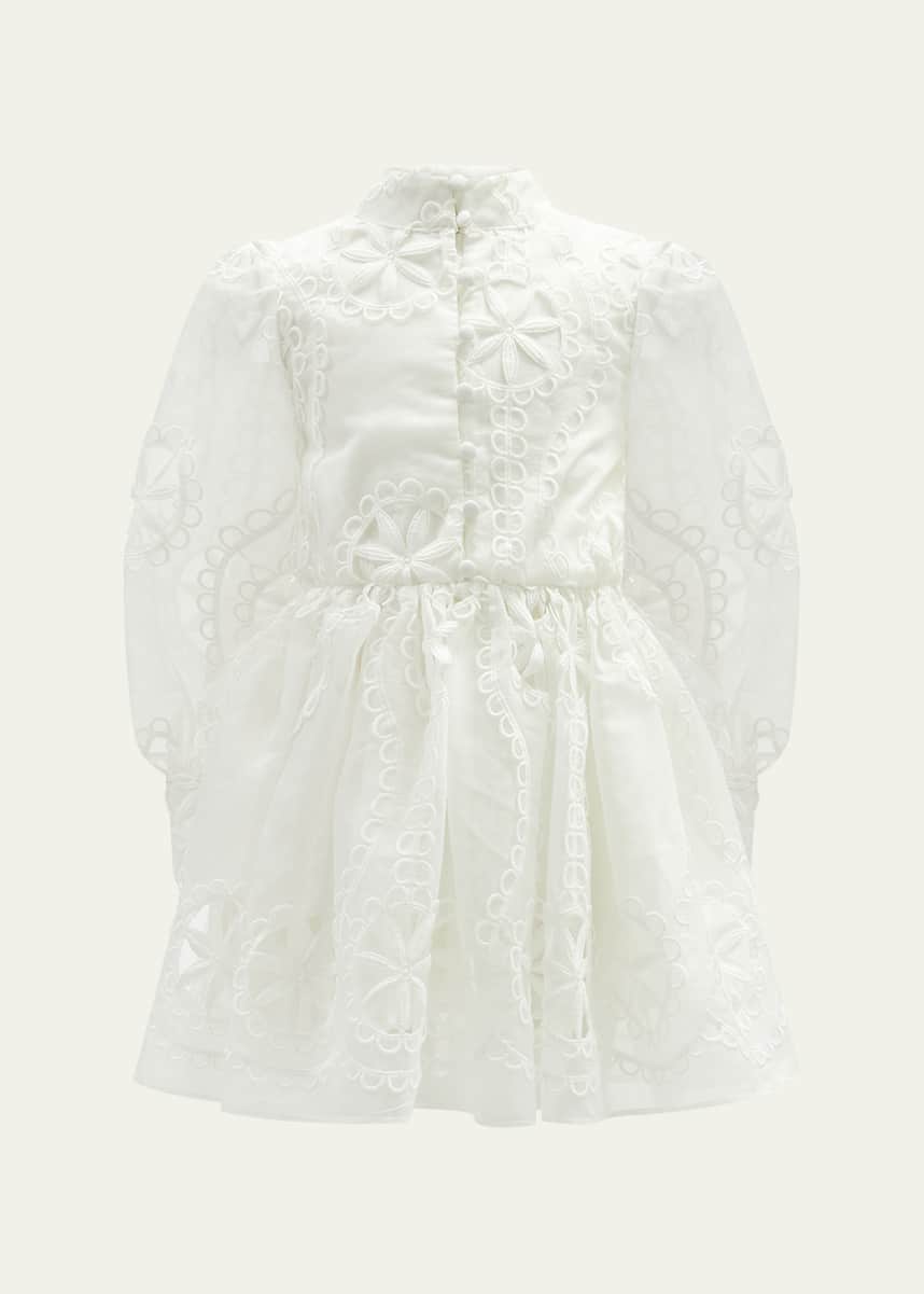 Bardot Junior Girl's Fira Floral Broderie Dress, Size 4-16