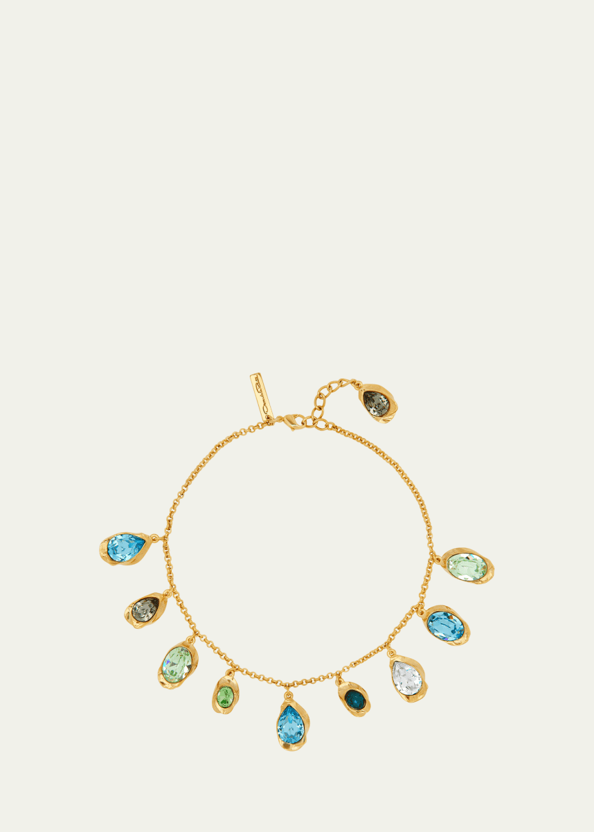 Oscar de la Renta Multicolored Crystal Necklace