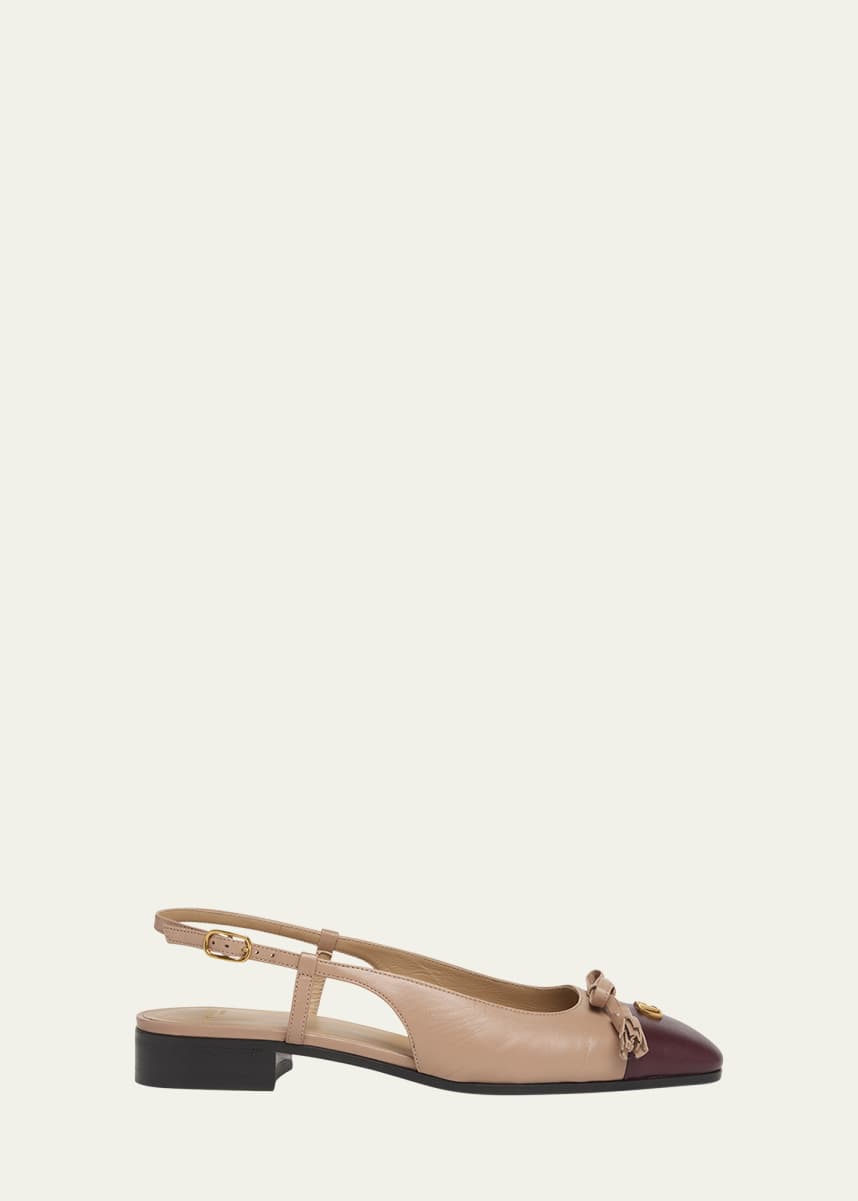 Valentino Garavani Slingback Ballerina Pumps