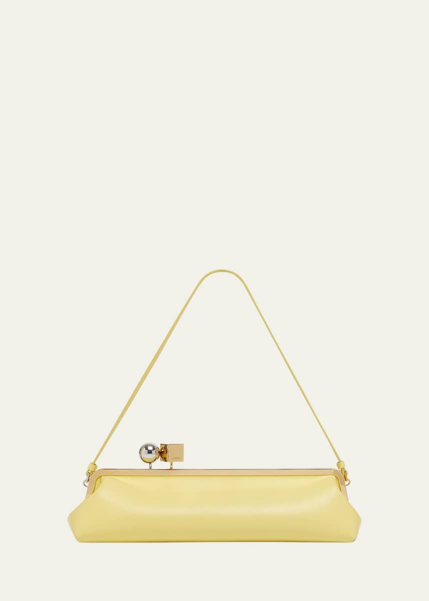 Jacquemus La Pochette Salon Leather Shoulder Bag