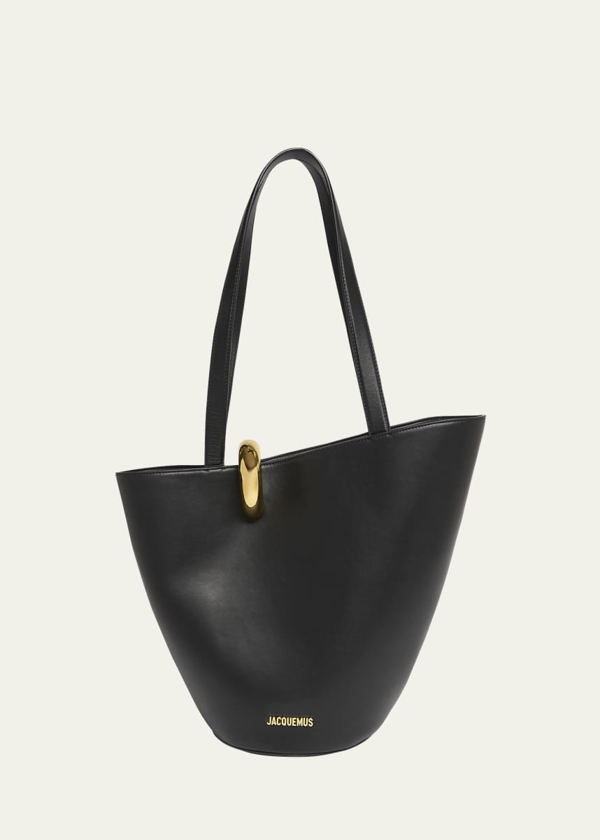 Jacquemus Le Bambola Moyen Leather Tote Bag