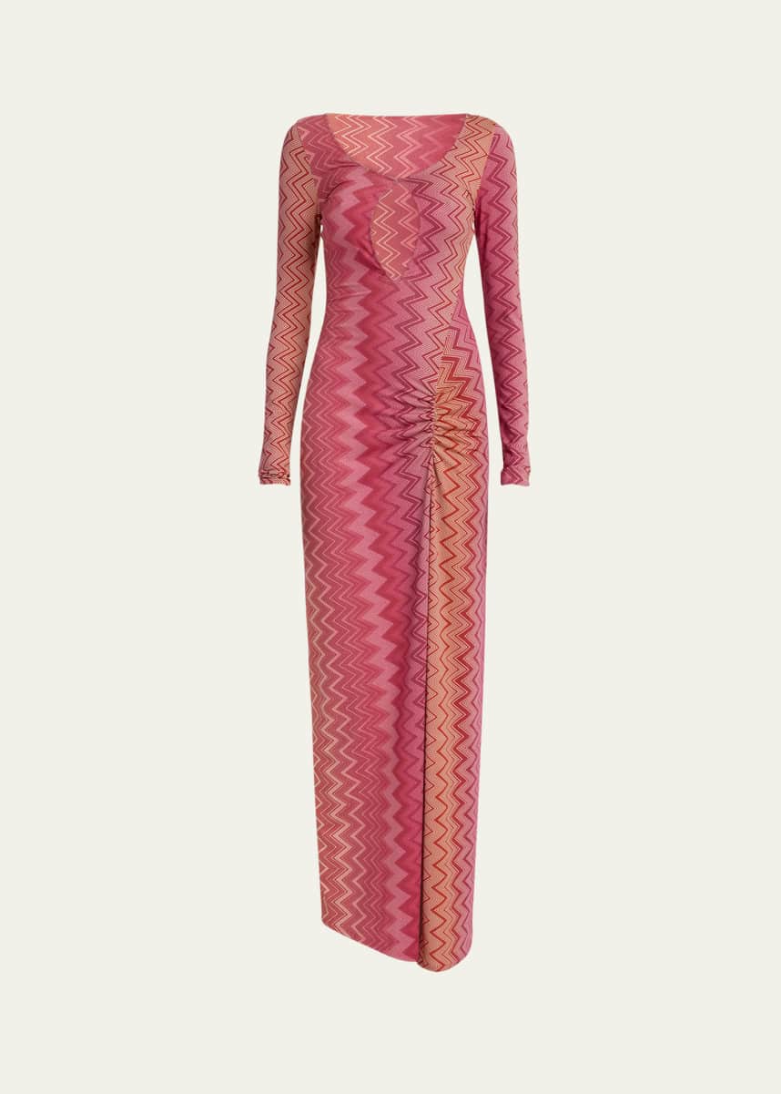 Missoni Chevron Cutout Maxi Dress Coverup