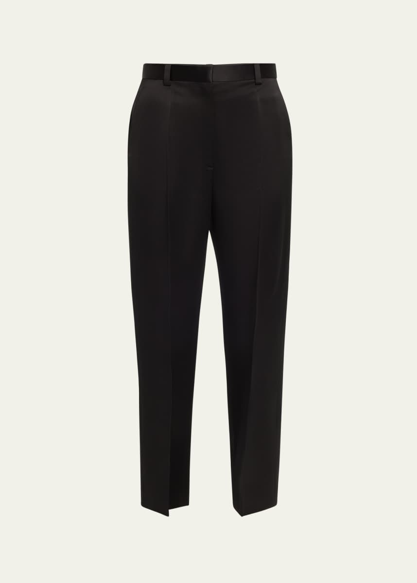 Loro Piana Brad Double Duchesse Satin Trousers