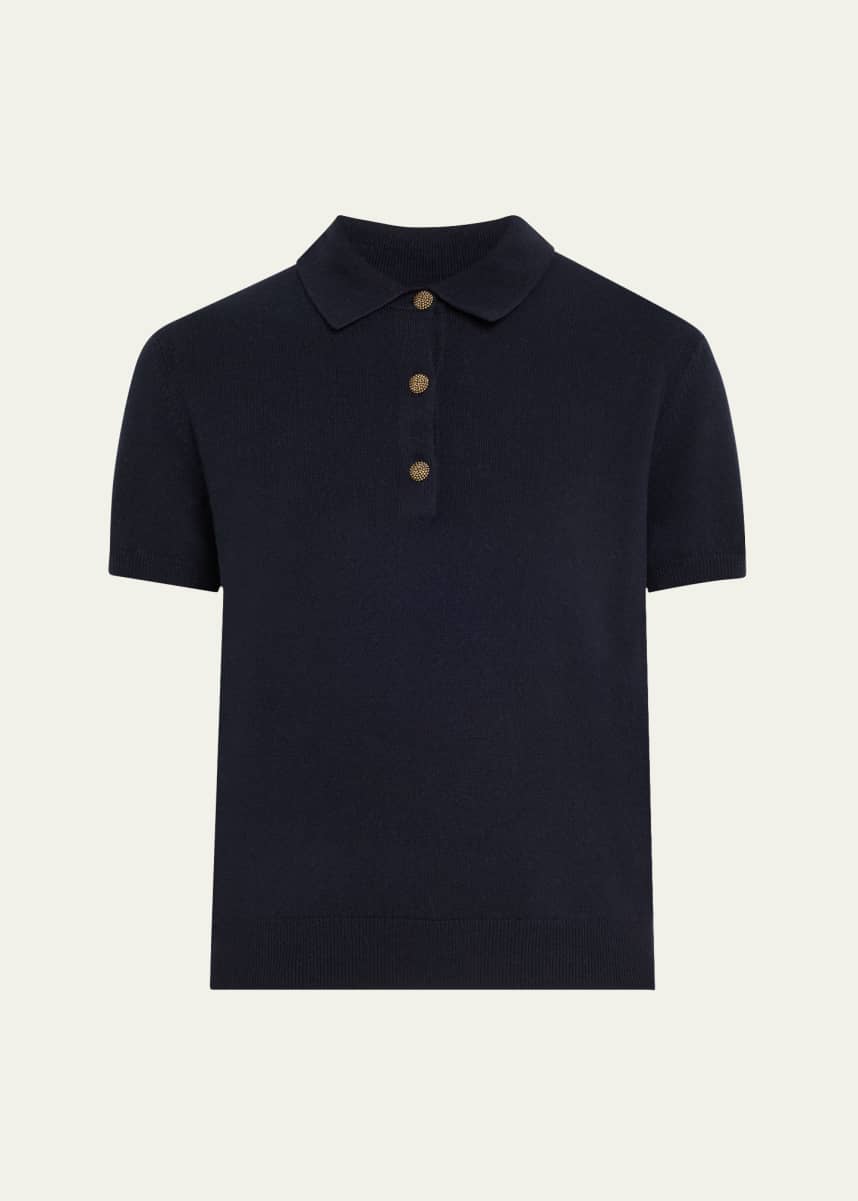 Loro Piana Classic Polo Baby Cashmere GG 12 Shirt
