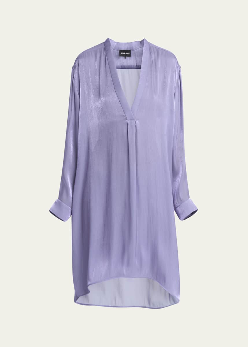 Giorgio Armani Loose V-Neck Blouse