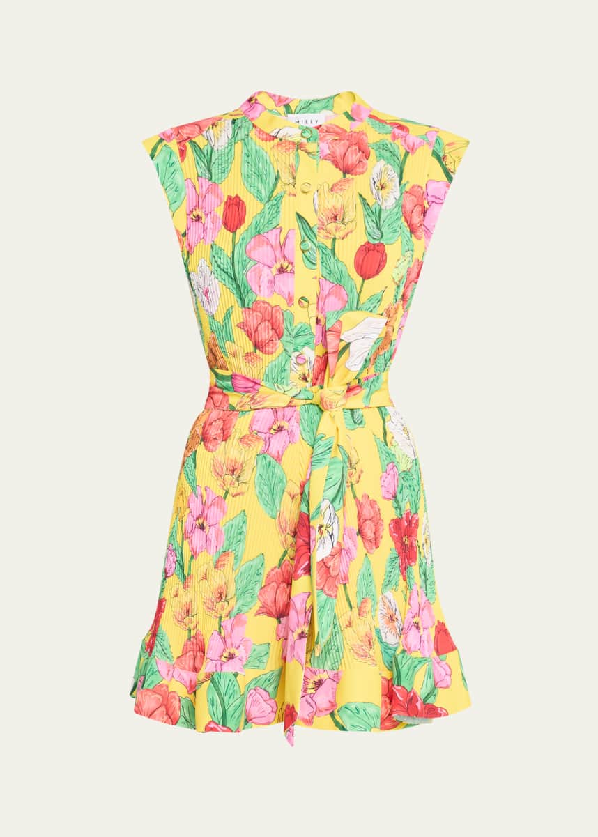 Milly Joan Tulip Rosette Dress