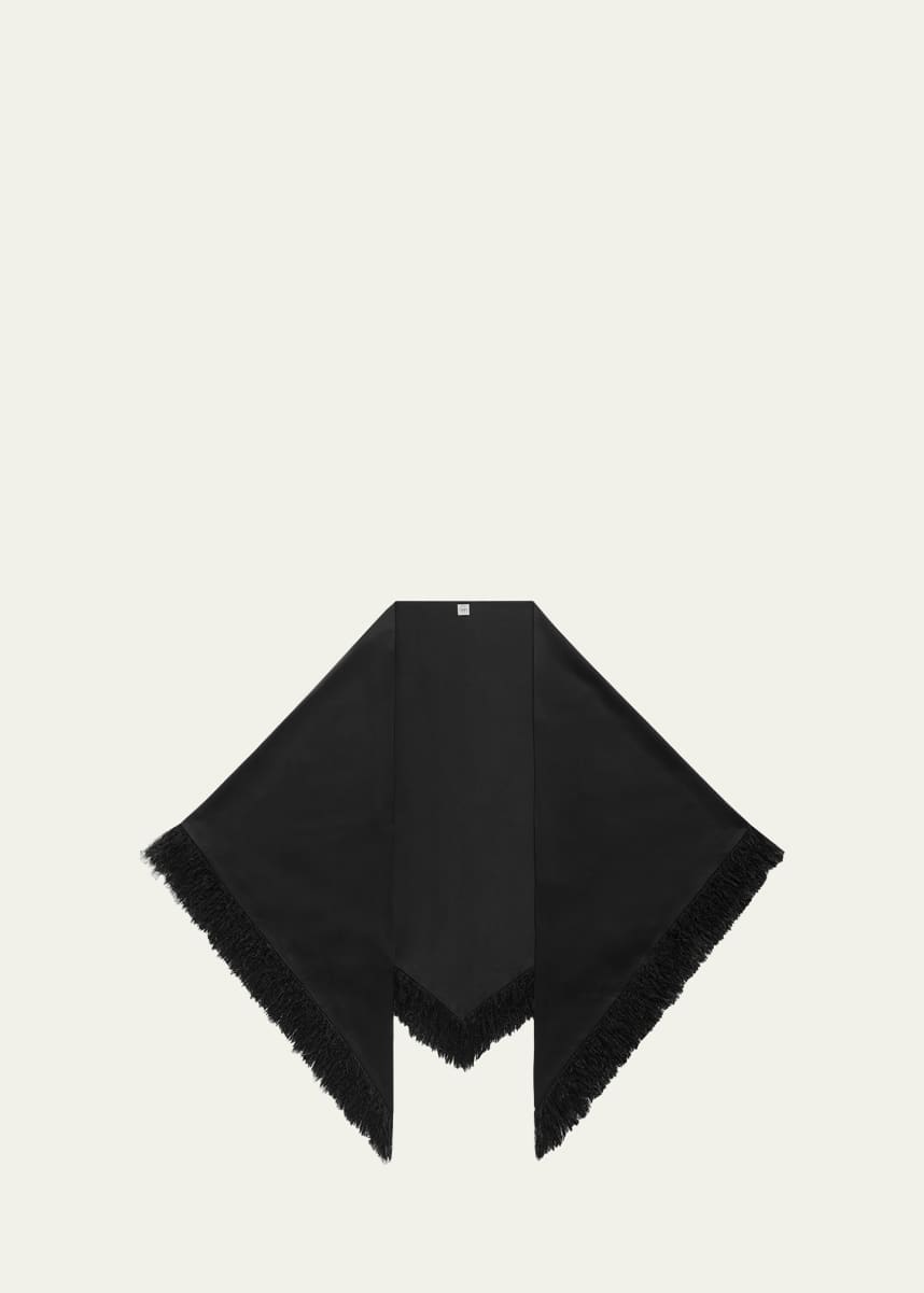 Toteme Wool Fringe Trim Scarf