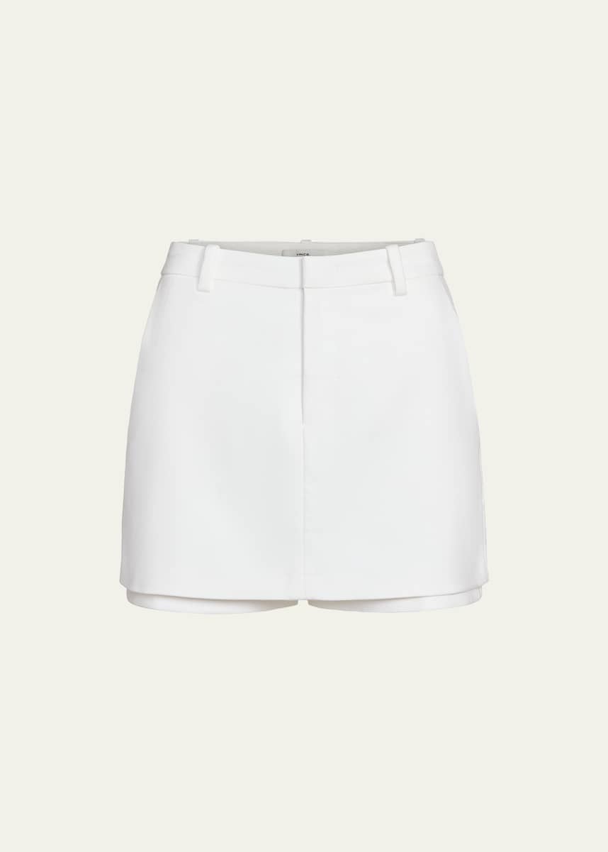 Vince Tailored Mid-Rise Skort