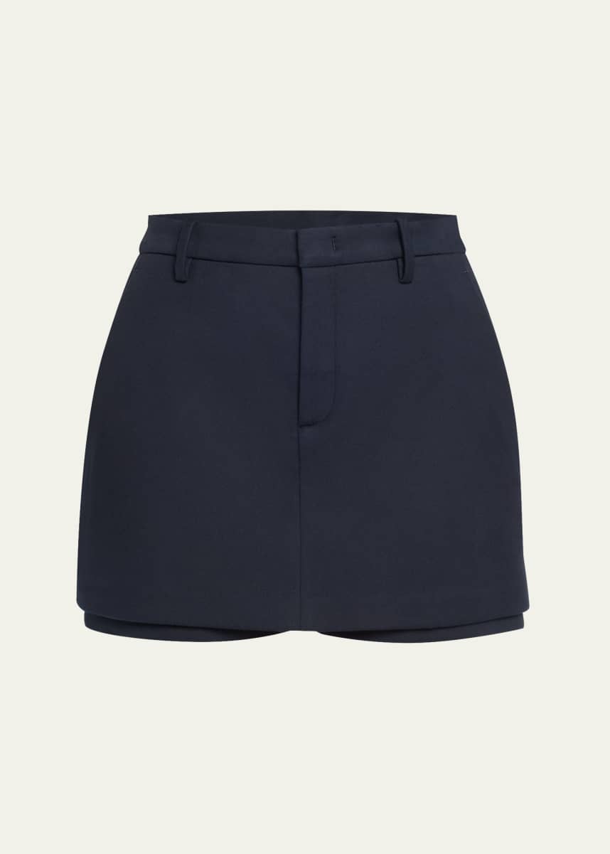 Vince Tailored Mid-Rise Skort