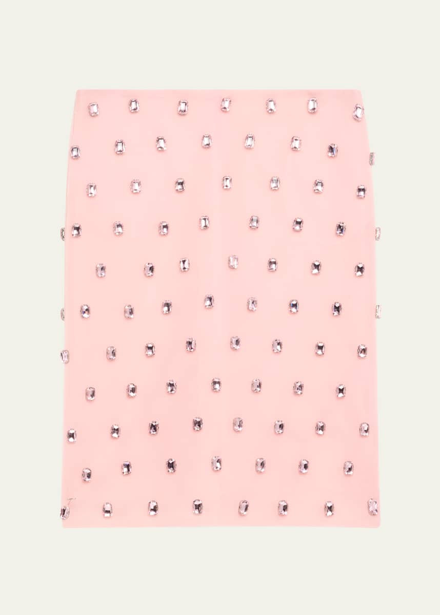 Brandon Maxwell The Leanne Crystal Pencil Skirt
