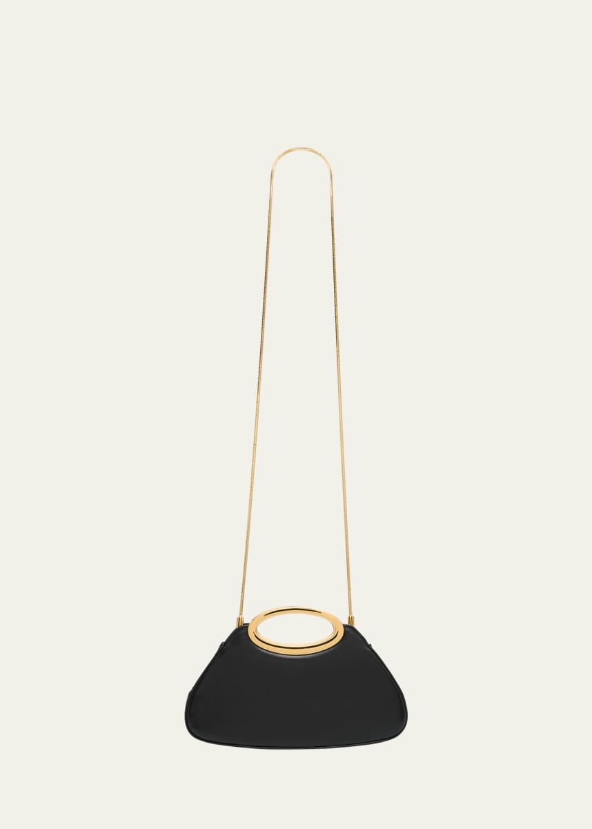 SIMKHAI Mod Sculptural Leather Crossbody Bag