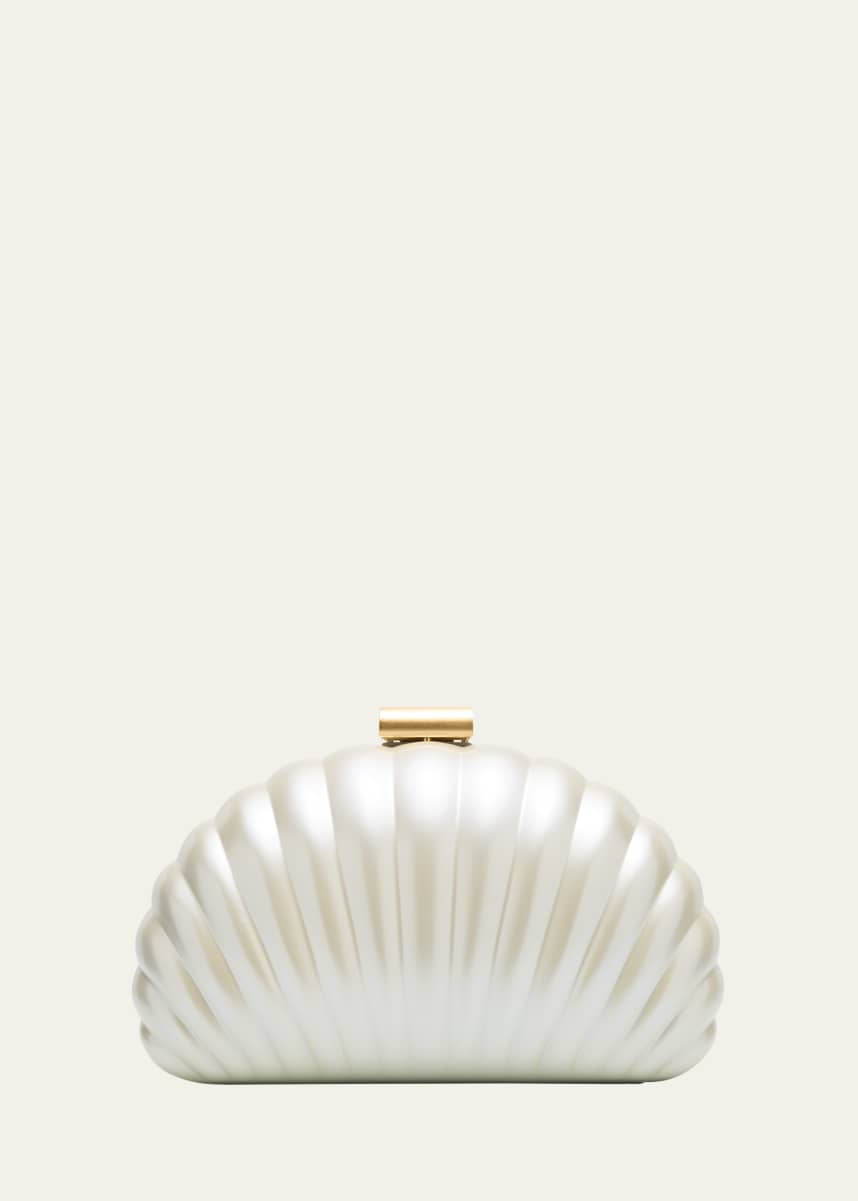 SIMKHAI Monet Pearlized Shell Clutch Bag - Bergdorf Goodman