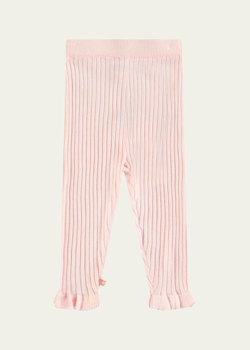 Molo Girl's Sanne Ribbed Pants, Size 6M-4