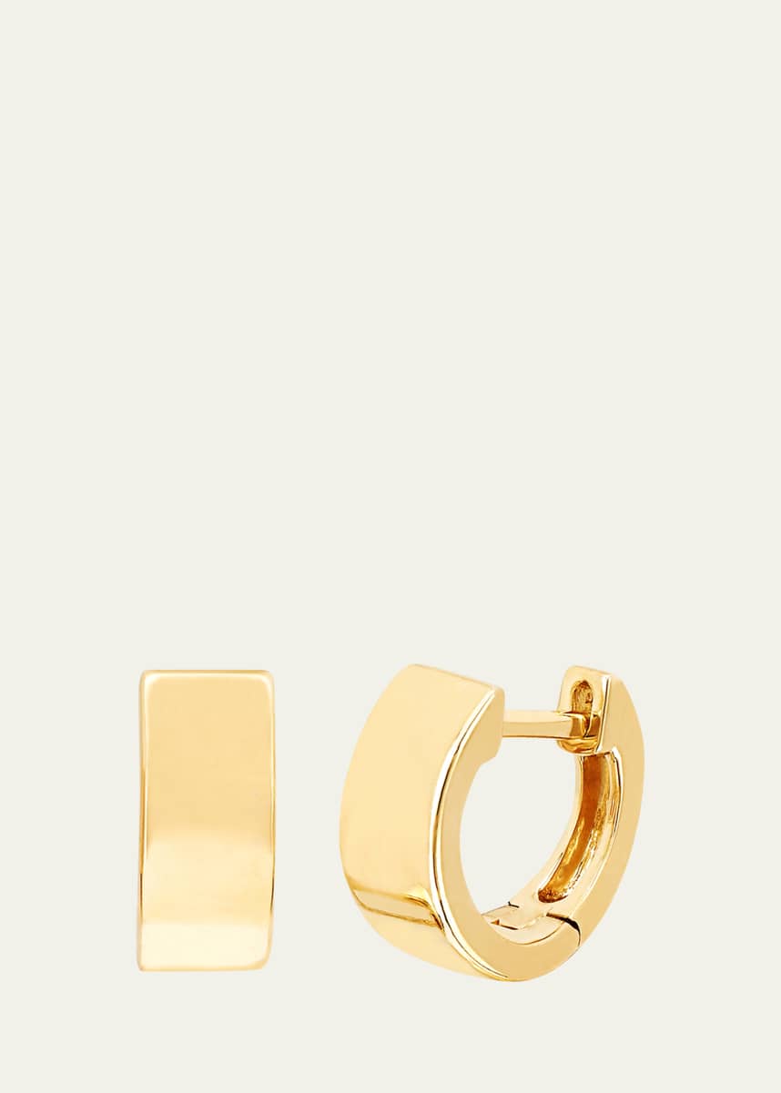 EF Collection 14K Yellow Gold Jumbo Huggie Earrings