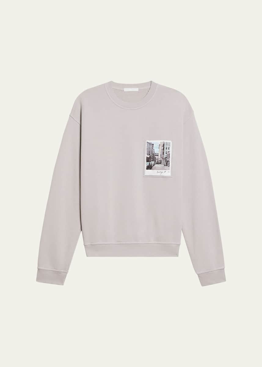 Helmut Lang Men's Brooklyn Postcard Sweatshirt