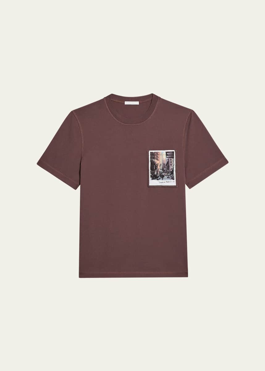 Helmut Lang Men's Manhattan Postcard T-Shirt