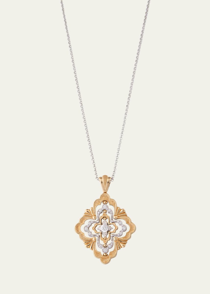 Buccellati Opera Galileo 18K Gold Diamond Pendant Necklace