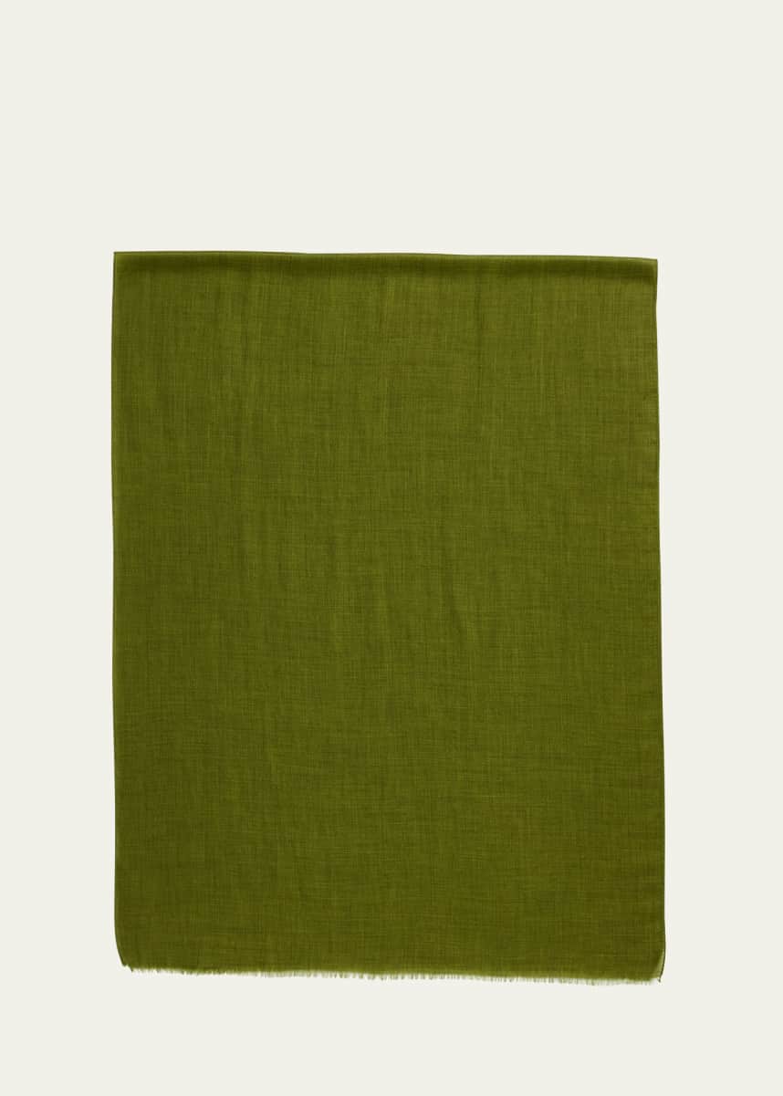 PIACENZA Men's Solid Cashmere Scarf