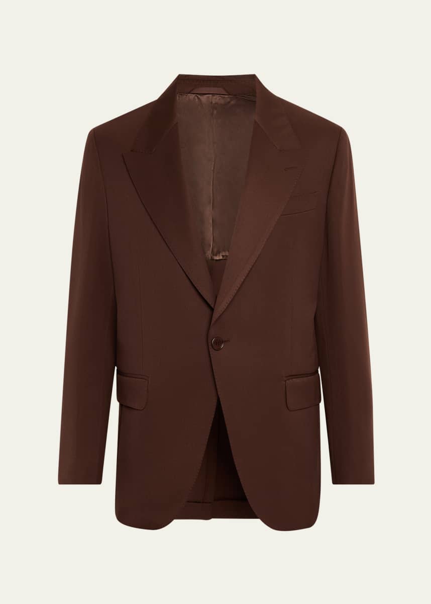Simone Rocha Men's Wide Peak Embellished Dinner Jacket