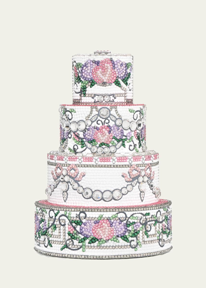 Judith Leiber Couture Tie The Knot Tiered Cake Clutch Bag