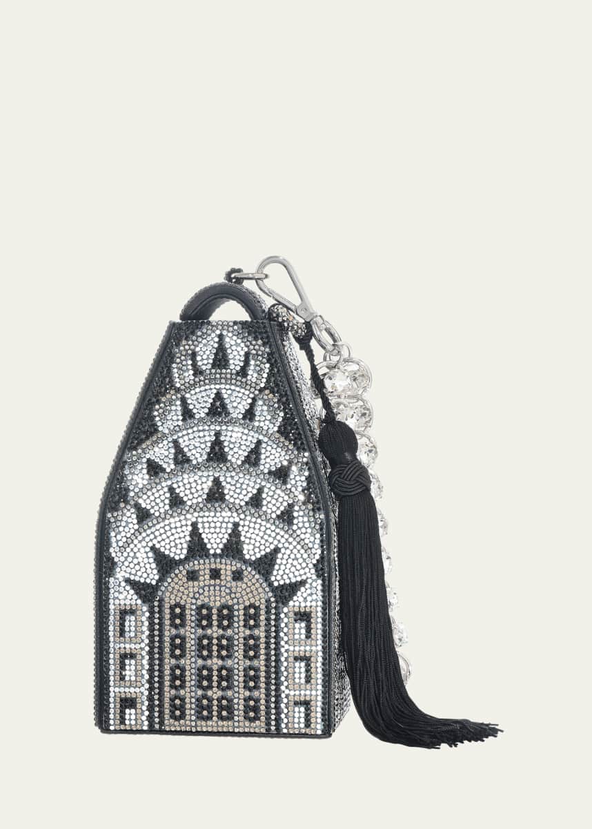Judith Leiber Couture Chrysler Building Crystal Clutch Bag