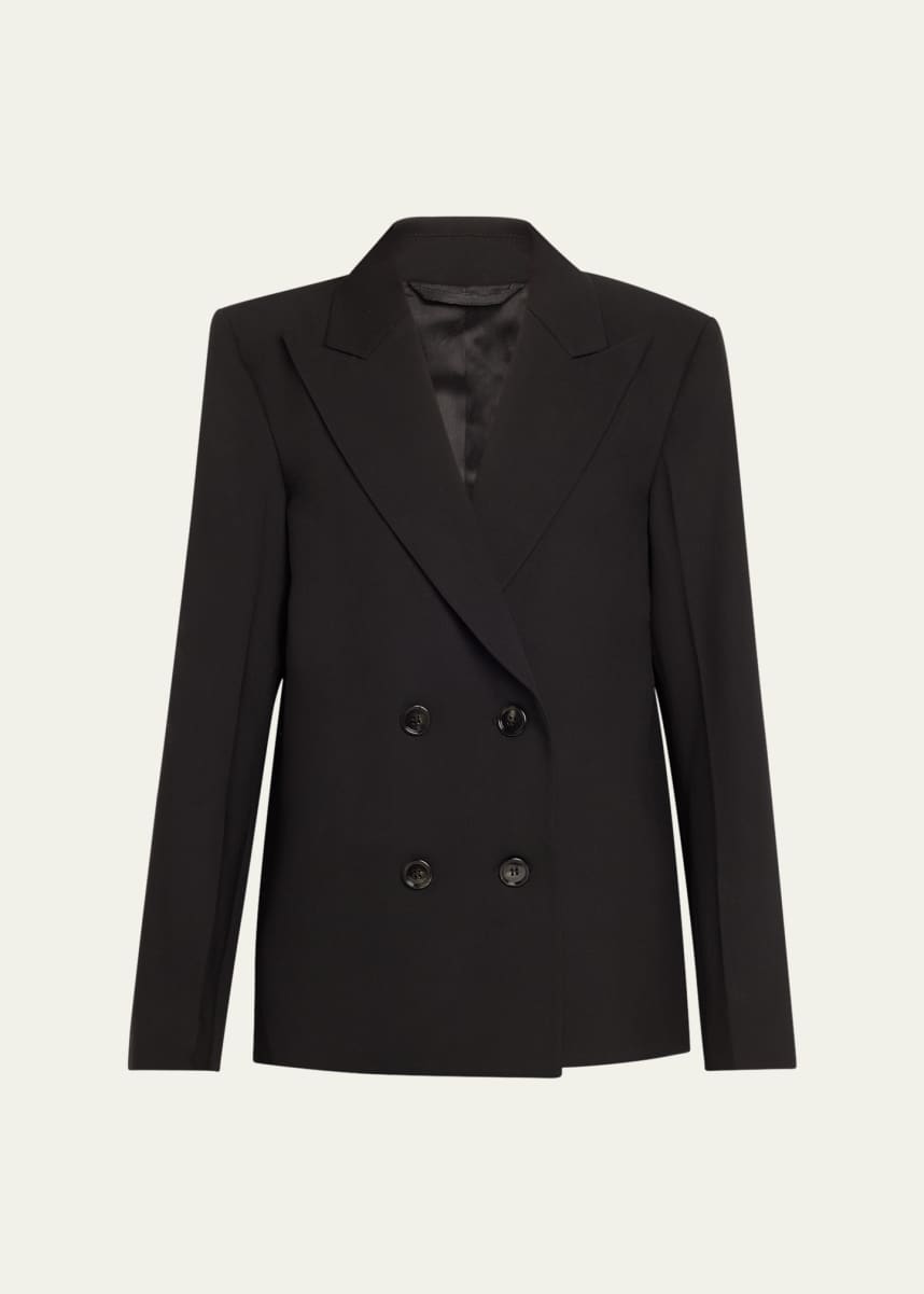 TEURN STUDIOS Double-Breasted Wool Blazer