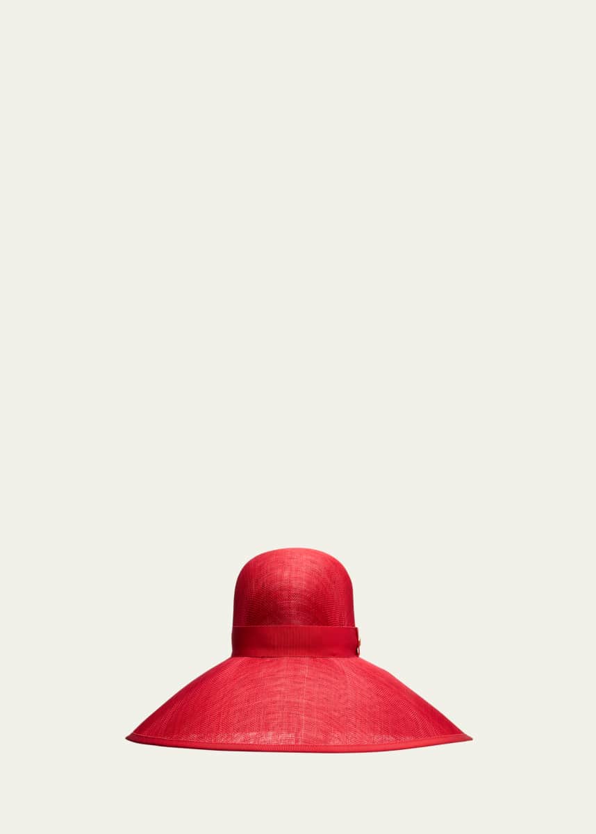 Valentino Garavani V-Logo Large Brim Hat