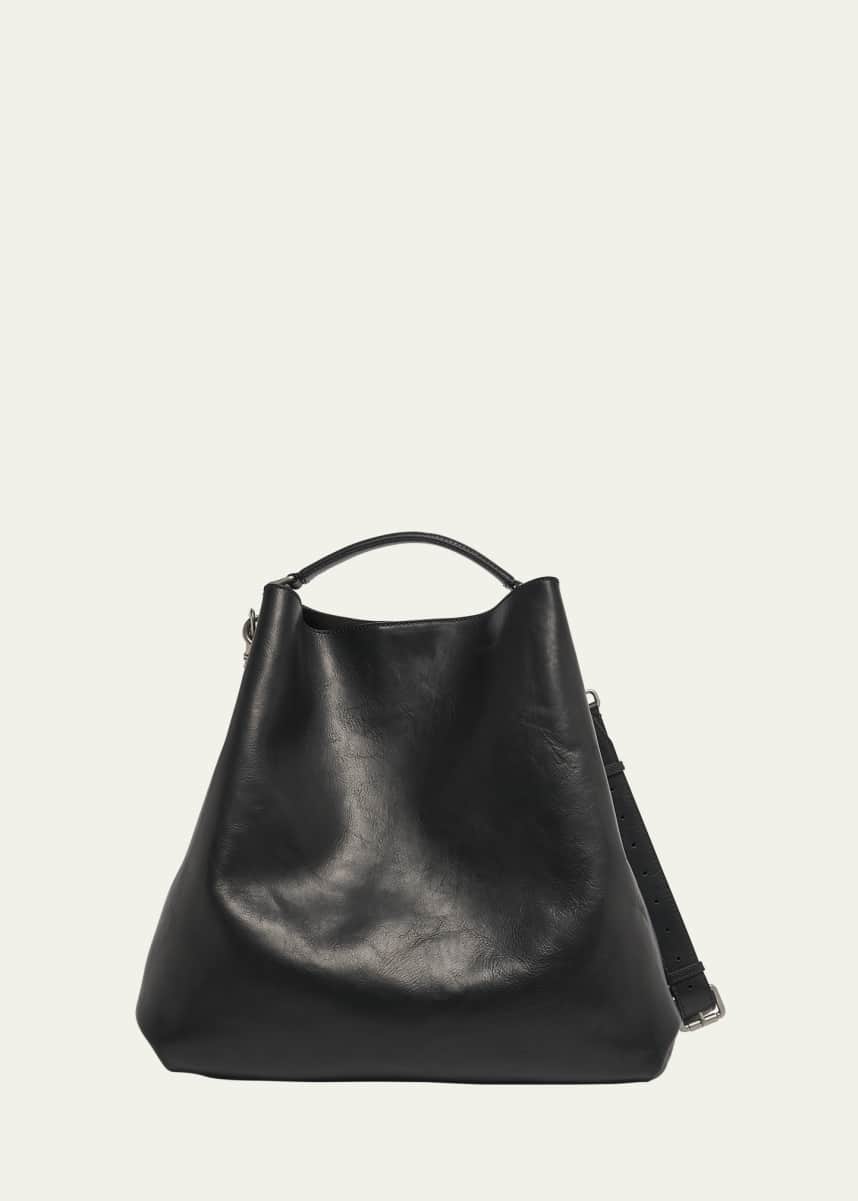 Dries Van Noten Men's Leather Tote Bag