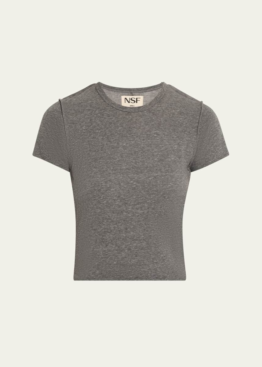 NSF Clothing Tara Shrunken Fitted Crewneck T-Shirt