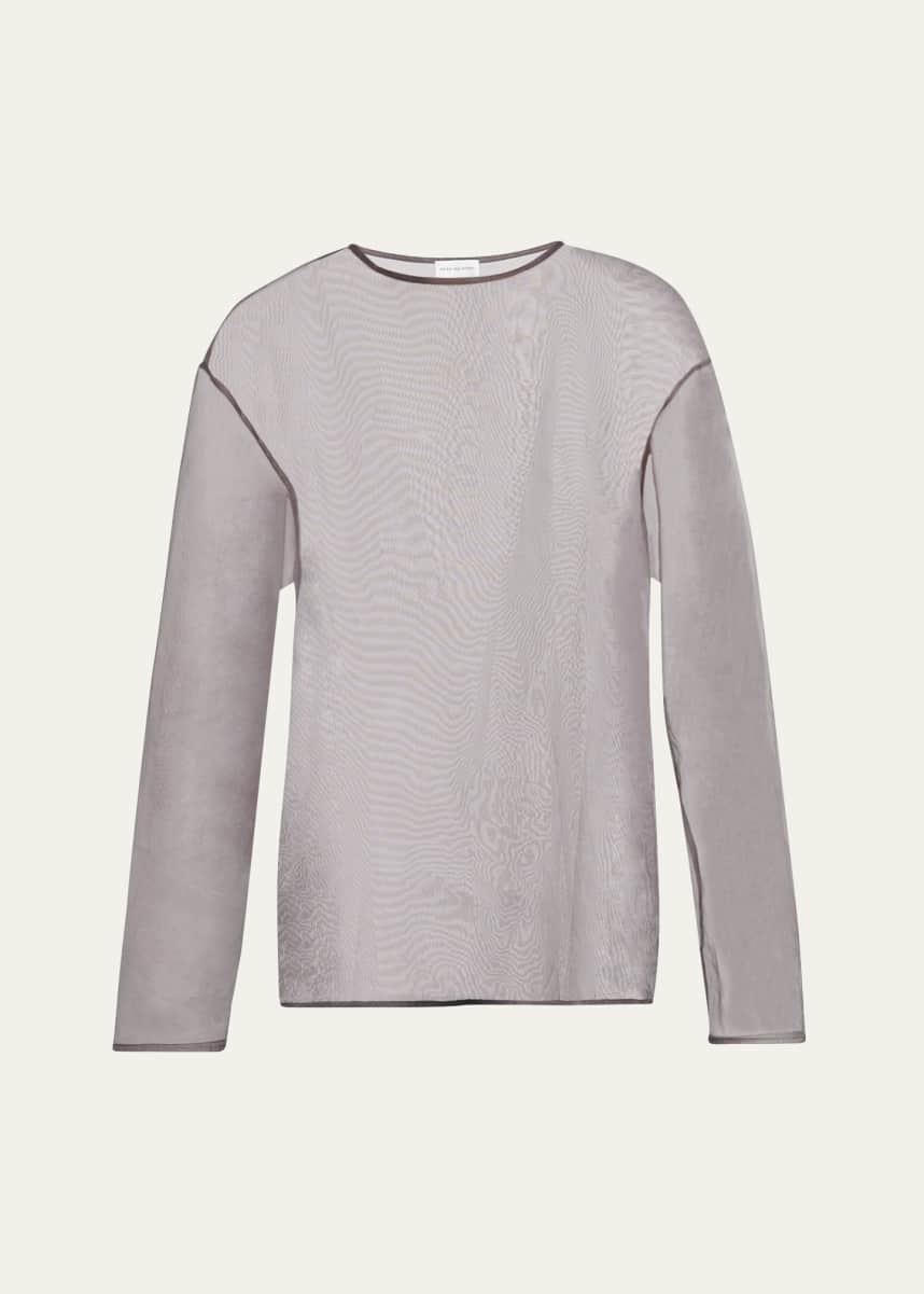 Dries Van Noten Men's Camille Organza Top