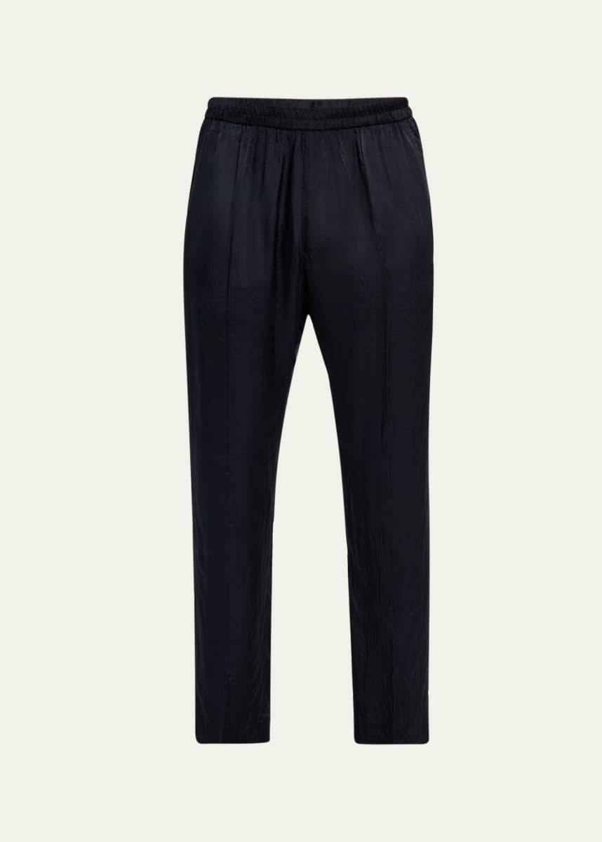 Dries Van Noten Men's Parkino Elastic-Waist Pants