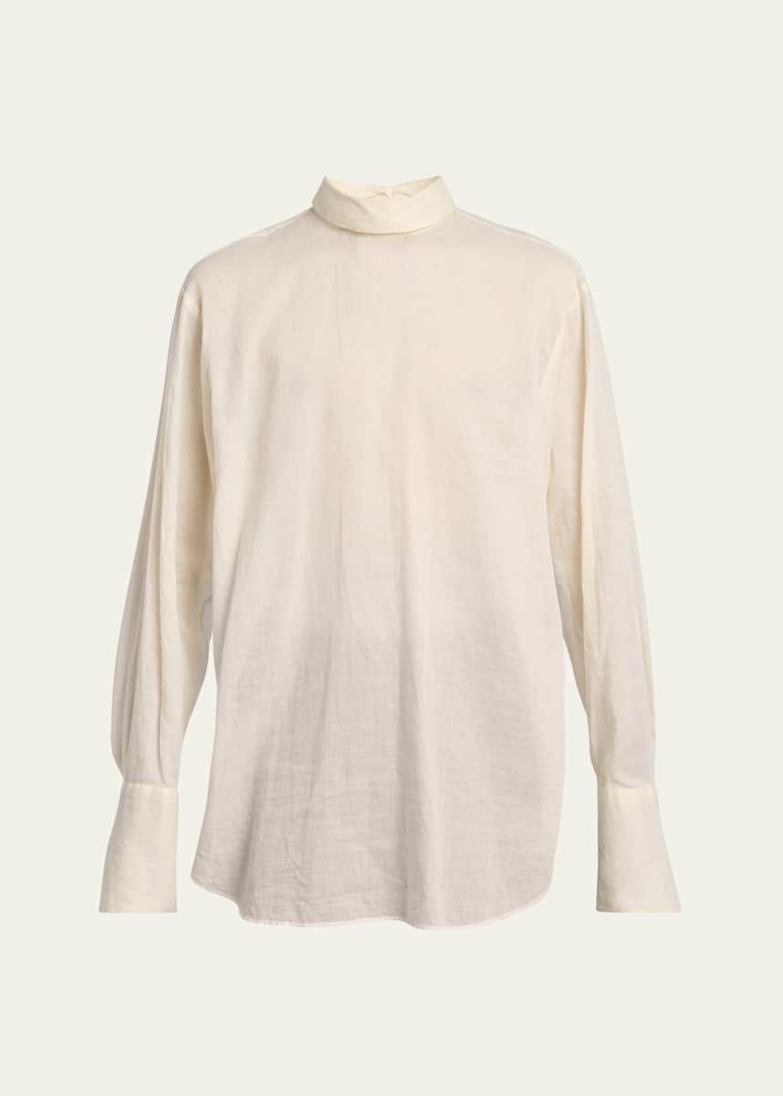 Dries Van Noten Men's Corsino Backwards Dress Shirt