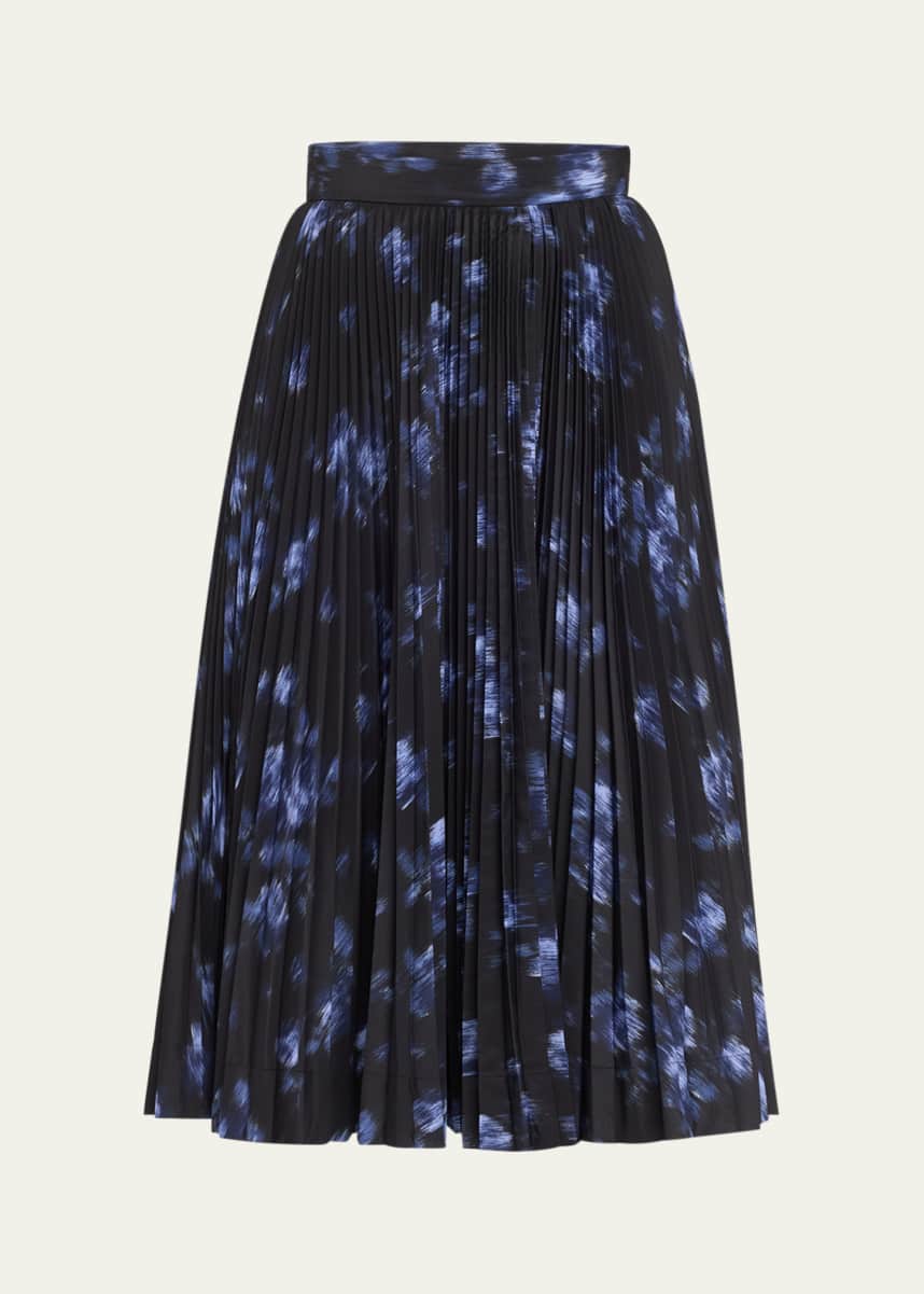 Michael Kors Collection Pleated Circle Skirt