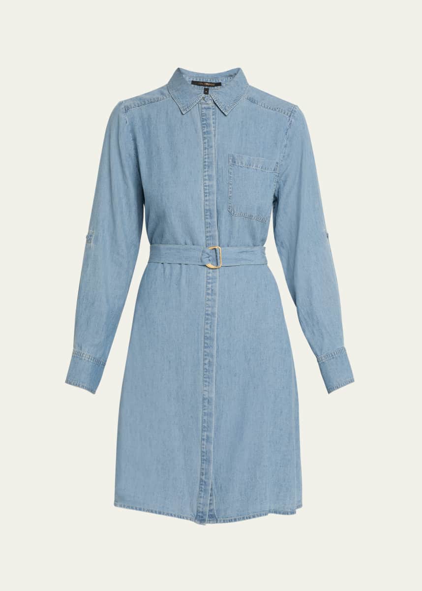 Kobi Halperin Tosia Belted Denim Shirtdress