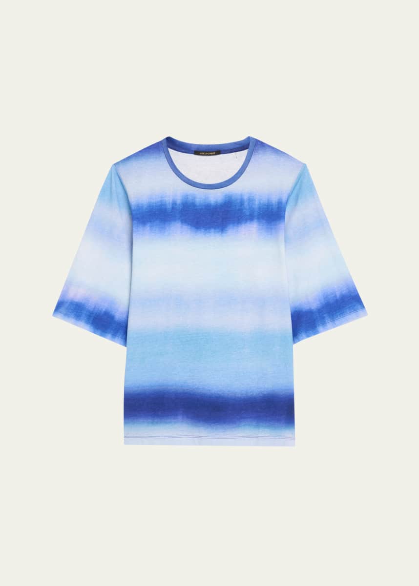Kobi Halperin Barlow Crewneck Ombre-Print T-Shirt
