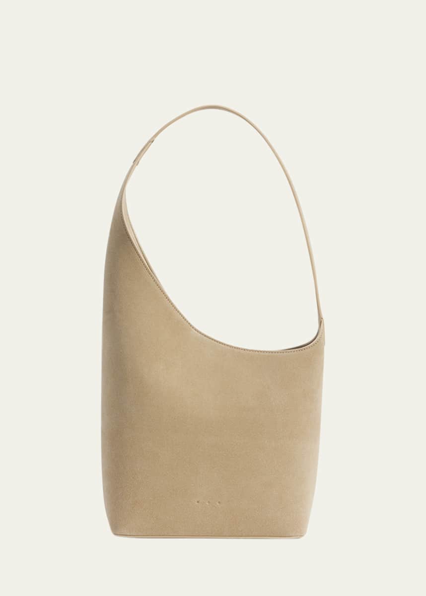 Aesther Ekme Demi Lune Suede Shoulder Bag