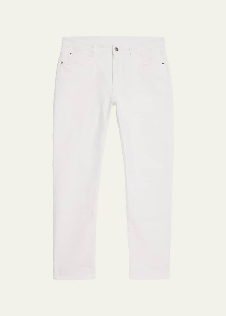 Loro Piana Men's Quarona Denim Five-Pocket Pants