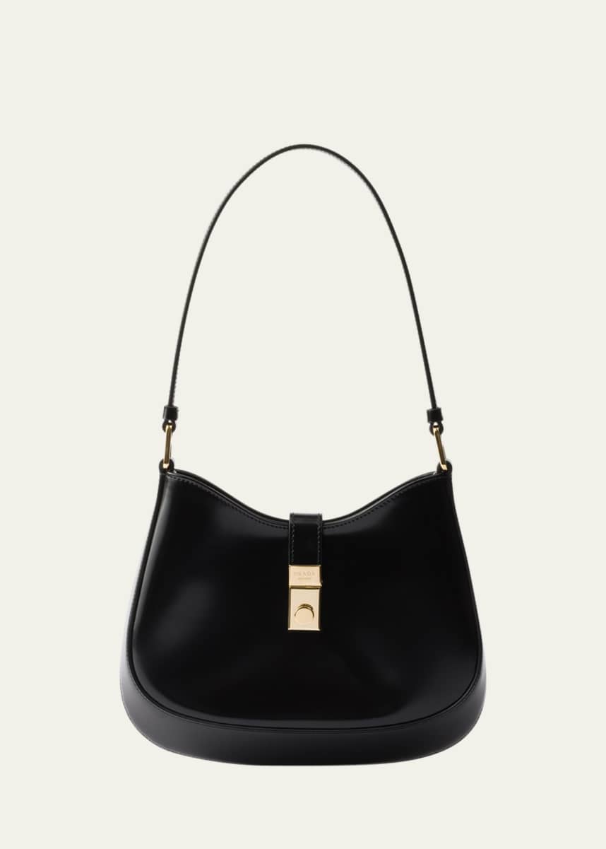Prada Cleo Leather Shoulder Bag